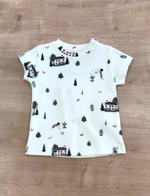 CAMISETA MANGA CURTA JOAO E O PE DE FEIJAO THE MINI FOREST