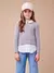 BLUSA TRICOT COM GOLA E BARRA ANIMÊ - loja online
