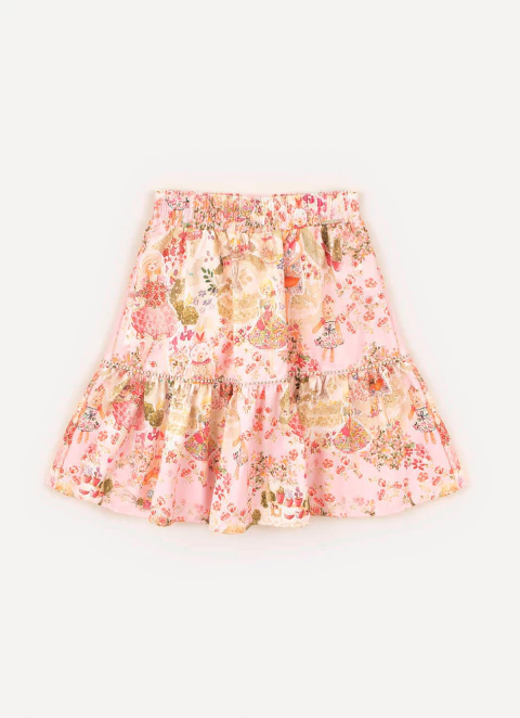 SAIA SHORT TRICOLINE JARDIM CRISTAL PITUCHINHUS