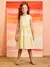 VESTIDO COMPOSE XADREZ VICHY AMARELO E OFF - ANIME - My Baby