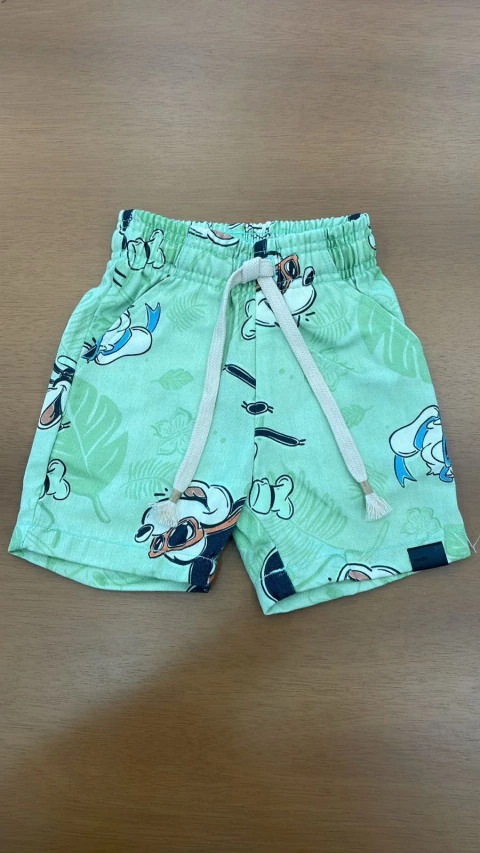 BERMUDA EM TECIDO MICKEY BEACH VIBE YOUCCIE - comprar online