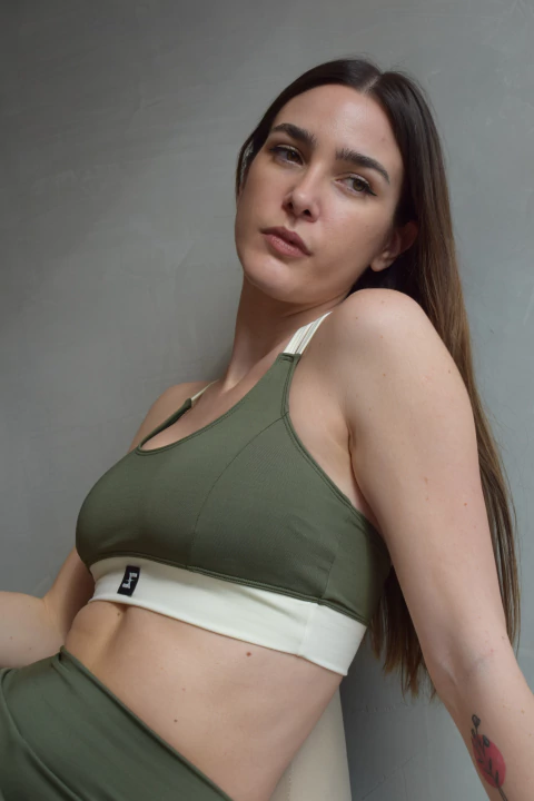 Top Alma - Verde Musgo - comprar online