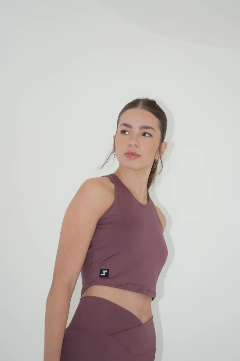 Musculosa Nerea - Ciruela - comprar online