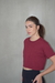 Remera Crop Basic - Cherry - FRMN Mayorista