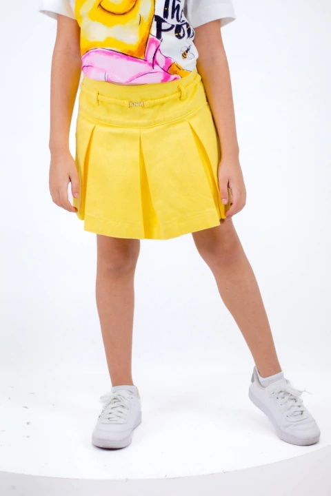 SHORTS SAIA PREGAS AMARELO ANIMÊ - comprar online
