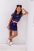 CONJUNTO FEMININO INFANTIL TOP TULE E SHORT SAIA - comprar online