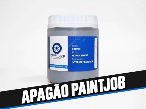 Tinta Eletrostática a Pó Cromo - 500 gramas