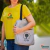 Bolsa em linho - Geografia - loja online