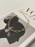 Pulseira elos lisa banho de ouro 18k