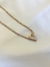 Choker riviera baguetes pingente coração