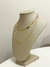 Colar duplo gotas dourado - comprar online
