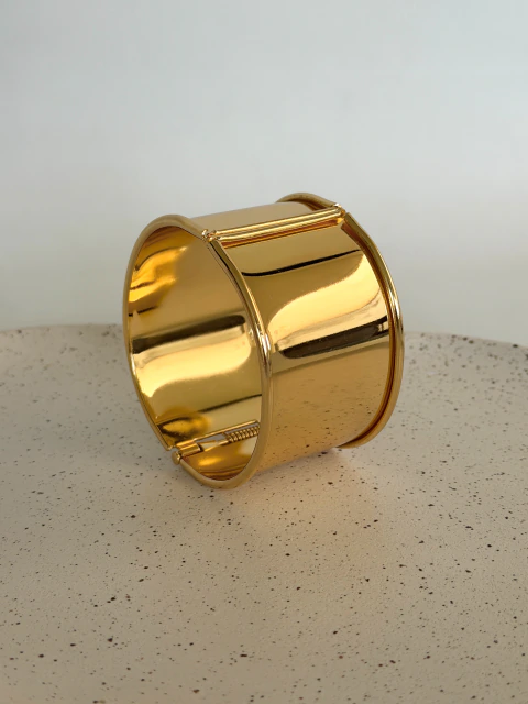 Bracelete liso metal