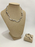 Conjunto gotas prata