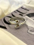 Bracelete gota grosso prata