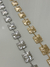 Cinto metal medalhas quadradas prata - comprar online