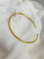 Choker aro lisa dourada