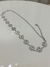 Cinto metal medalhas prata