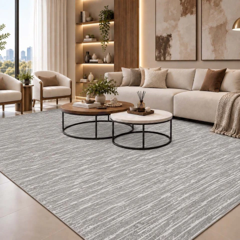 Tapete De Sala Braga Antiderrapante 1,32 X 2,00 Bege