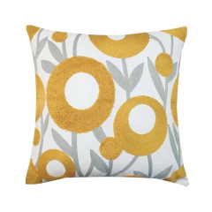 Capa de Almofada 45x45cm Bordado Artesanal Decoração Sofá e Cama Confortável modelo 9 - comprar online