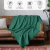 Manta Para Sofa e Cama Decorativa 1,50m x 1,20m Viena Lisa 100% Algodão Musgo - comprar online