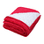 Cobertor Casal Zurich Dupla Face Manta Flannel Sherpa Lã De Carneiro 1,80 X 2,20 Vermelho - comprar online