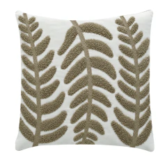 Capa de Almofada 45x45 Bordada Decorativa Premium Modelo Tufted 20