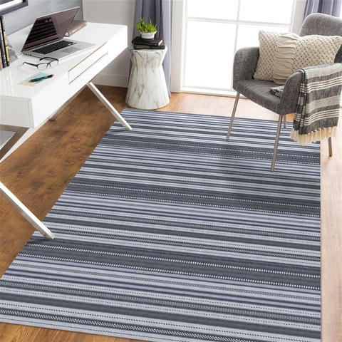 Tapete De Sala Arezzo 1,32 X 2,00 Cinza