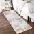 Passadeira Cozinha ou Quarto Beira Cama 0,65 x 2,00 Moderna Antiderrapante Pixel cor Bege