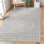 Tapete de Sala Moderno 2,00 x 4,00 Israel Antiderrapante Bege