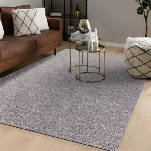 Tapete De Sala Antiderrapante Tenerife 2,00 X 2,50 Marrom Claro / Caramelo