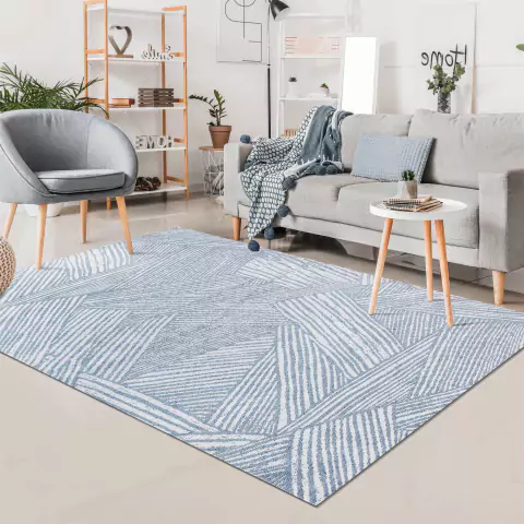 Tapete De Sala Valley 1,32 X 2,50 Cinza