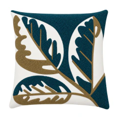 Capa de Almofada 45x45 Bordada Estilo Premium Modelo Tufted 64