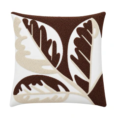 Capa de Almofada 45x45 Artesanal Bordada Decorativa Sofá Modelo Tufted 65