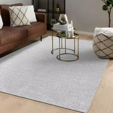 Tapete De Sala Antiderrapante Tenerife 1,32 X 1,00 Palha / Cru