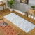 Tapete Passadeira Beira Cama 0,65 X 1,50 Mescla Antiderrapante Cinza