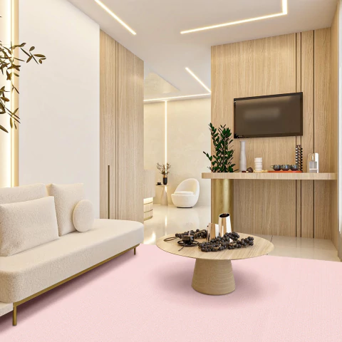 Tapete De Sala Antiderrapante Cairo 2,00 X 3,00 Rose Gold