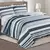 Kit Colcha cobre Leito Casal Evolution Patchwork 220x240cm Camesa 3 Pçs