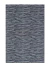 Tapete de Sala Artesanal Genova 2,00 x 4,00 Antiderrapante Preto - comprar online