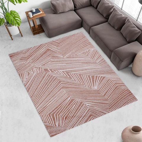 Tapete De Sala Monteral 1,32 X 2,50 Caramelo