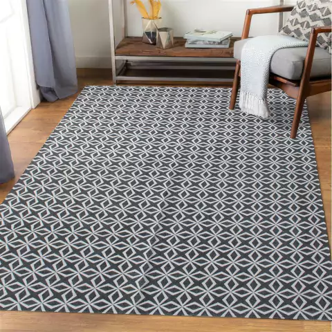 Tapete De Sala Antiderrapante Israel 1,32 X 2,00 Cinza