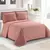 Kit Colcha Cobre Leito Casal Pompom 2,20 X 2,40 Rose