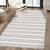 Tapete De Sala Antiderrapante Casablanca 1,32 X 2,00 Bege