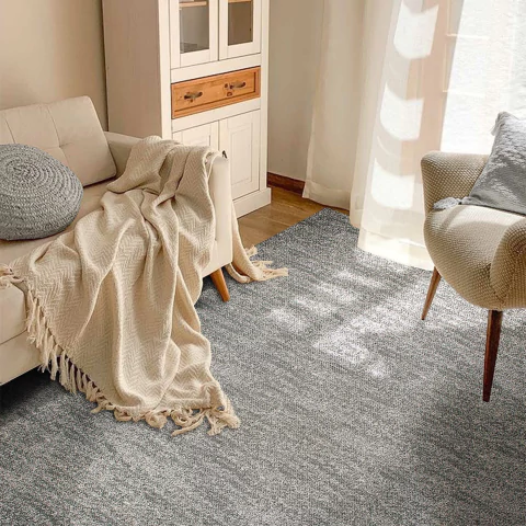 Tapete De Sala Antiderrapante Tenerife 1,32 X 2,00 Preto