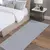 Tapete Passadeira Beira Cama Cairo Antiderrapante 0,65 x 1,50 Cinza