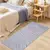 Passadeira Cozinha ou Quarto Beira Cama 0,65 x 2,00 Moderna Antiderrapante Montreal Cor Cinza