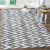 Tapete de Sala Lançamento Nuance 1,32 x 2,50 Antiderrapante Cinza