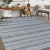 Tapete De Sala ou Quarto Nantes 1,32 x 3,00 Antiderrapante Cinza