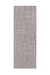 Tapete Passadeira Beira Cama Napoli Antiderrapante 0,65 x 1,50 Bege - comprar online