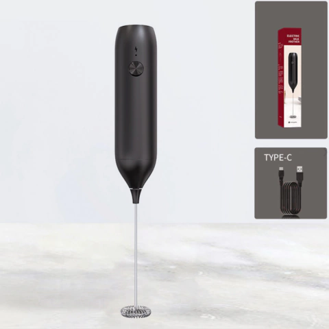 Batidor Electrico Espumador - Recargable USB Type C