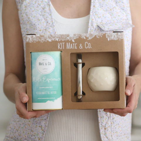 Kit Mate de Ceramica con Bombilla + Blend en Lata Mate & Co